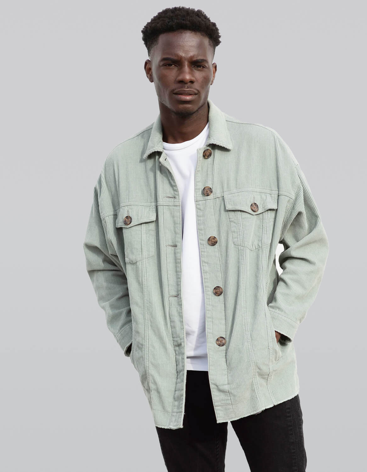 Soft Texture Shirt Jacket